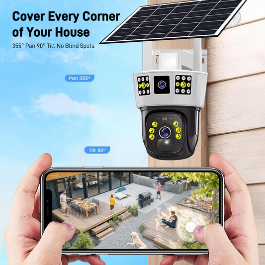 3 in 1 Solar Powered Security Camera