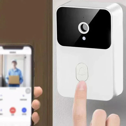 Wireless camera doorbell