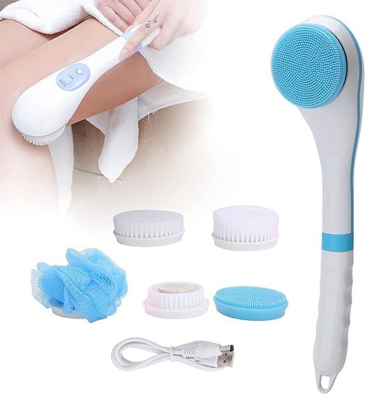 Electric body bath brush