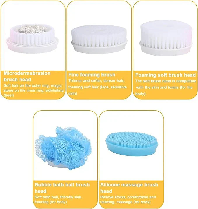 Electric body bath brush