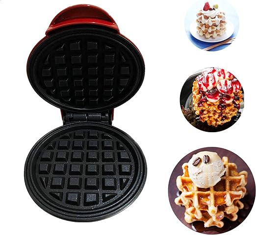 Electric mini waffle maker