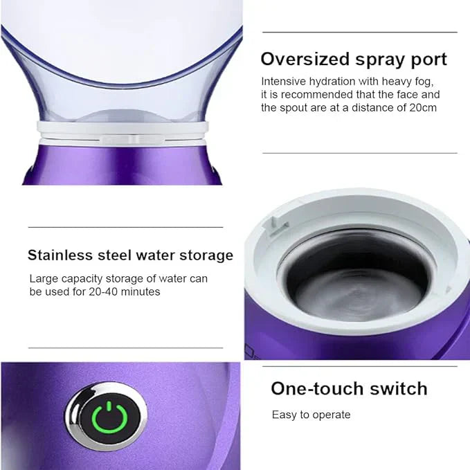 Facial care steamer