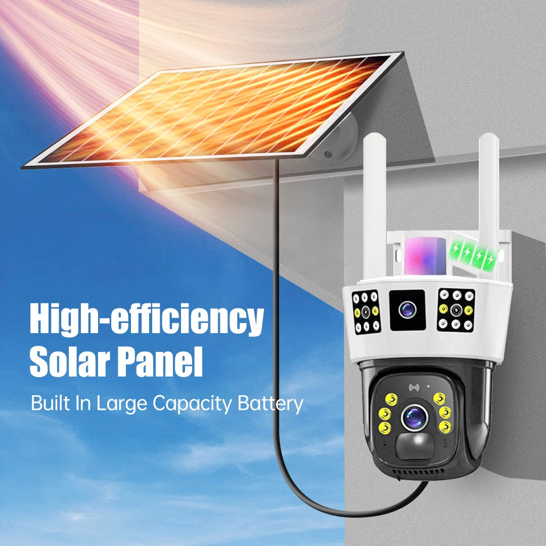 3 in 1 Solar Powered Security Camera